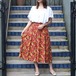 RETRO VINTAGE FLOWER PATTERNED SKIRT/レトロ古着花柄スカート