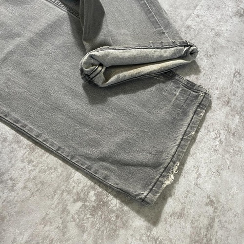 【W34 L32】 メキシコ製 usa levi's 先染ブラック 529 詳細写真13