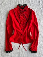 "unknown" Gothic Fril Blouse