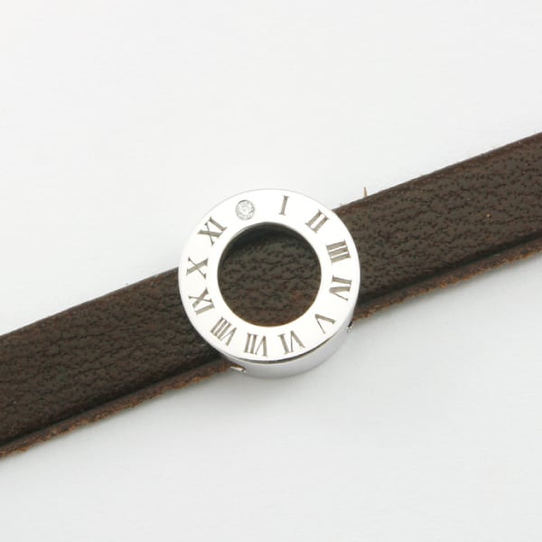 アトラス ブレスレット 本革 レザー 栃木レザー ベルト シルバー925