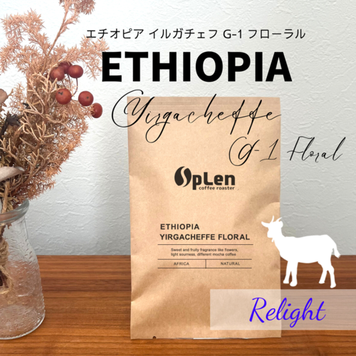 【浅煎り】エチオピア　イルガチェフ フローラル　100g
