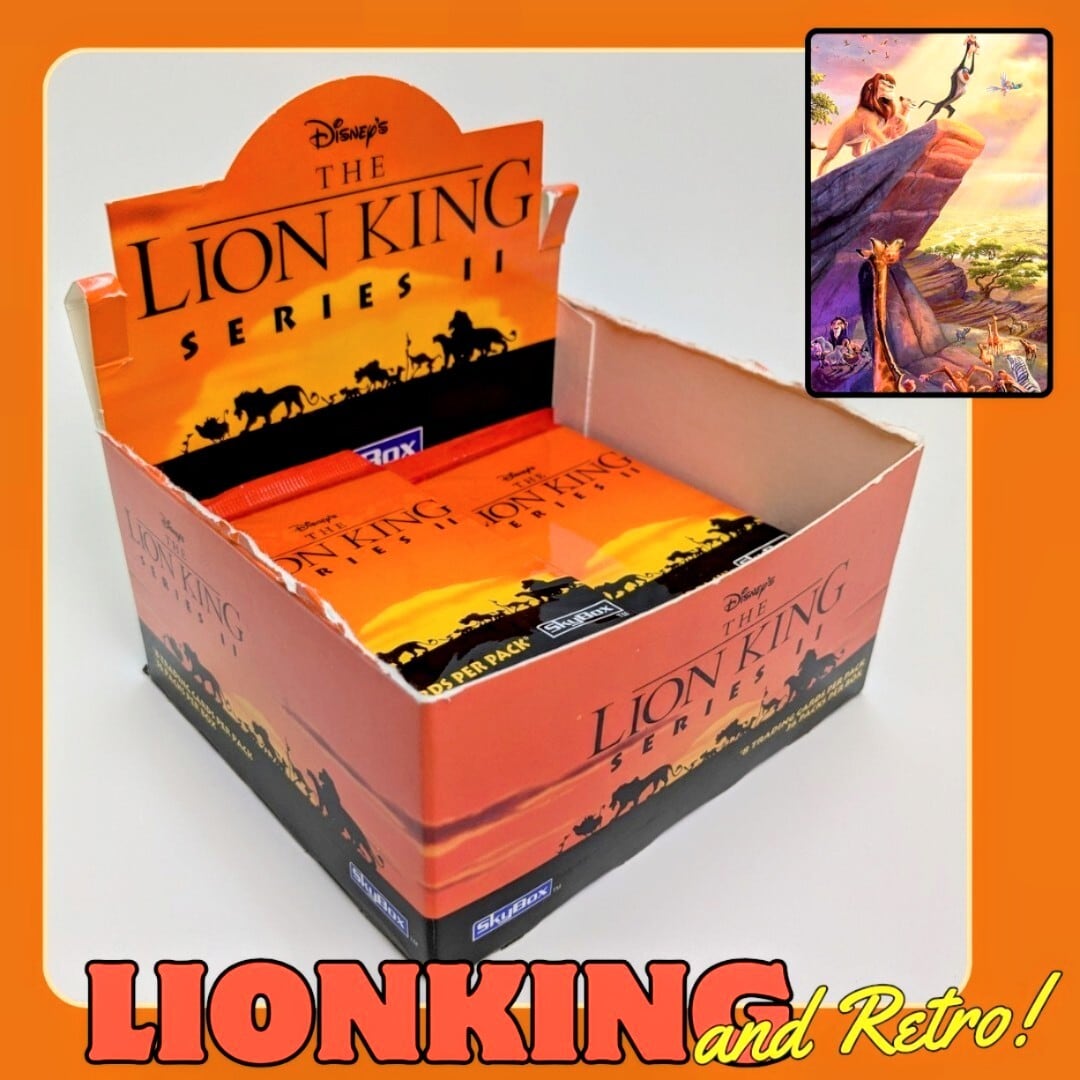 ☆送料無料！☆1995年製 SKY BOX【 The Lion King（ ライオンキング ） 】VINTAGE トレーディングカード単品 （1個=8CARDS）〚アメリカン雑貨 アメトイ〛