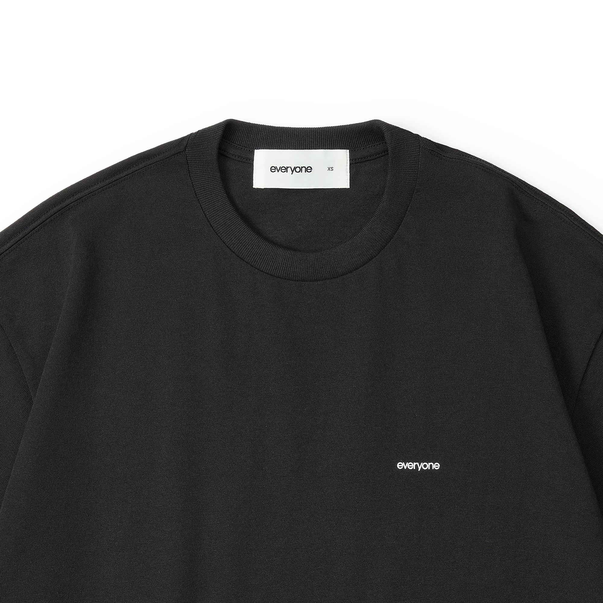 everyone original logo american cotton tee petit (BLACK) | everyone