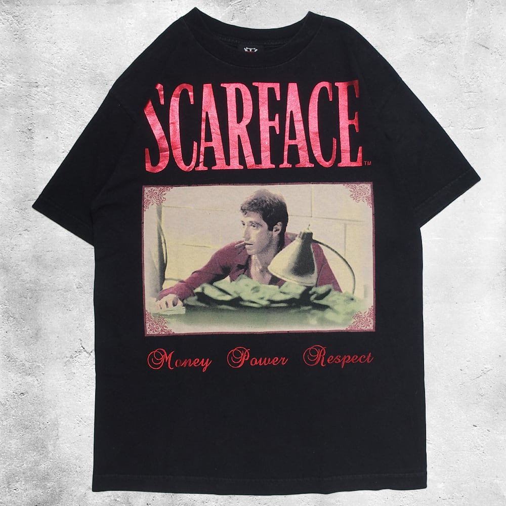 SCARFACE スカーフェイス Tシャツ トニー・モンタナ 映画 古着 半袖 