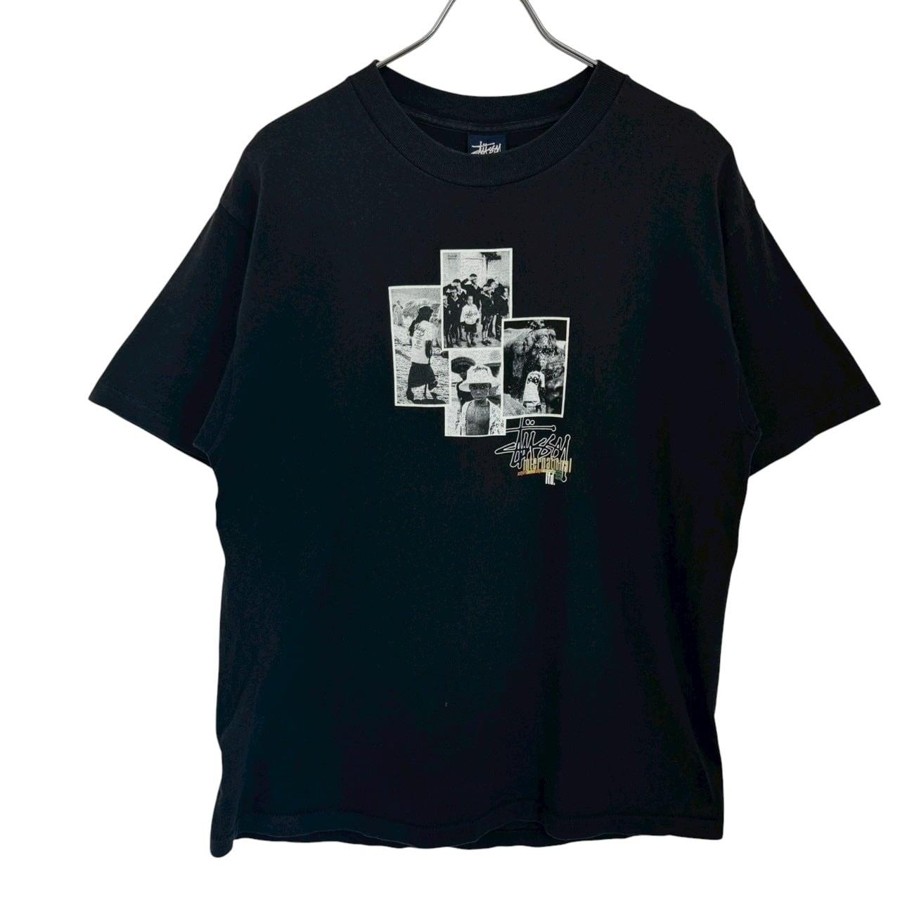 STUSSY フロントロゴ Tシャツ M stussy ステューシー Tシャツ M フロントロゴ プリントロゴ フォト 90s