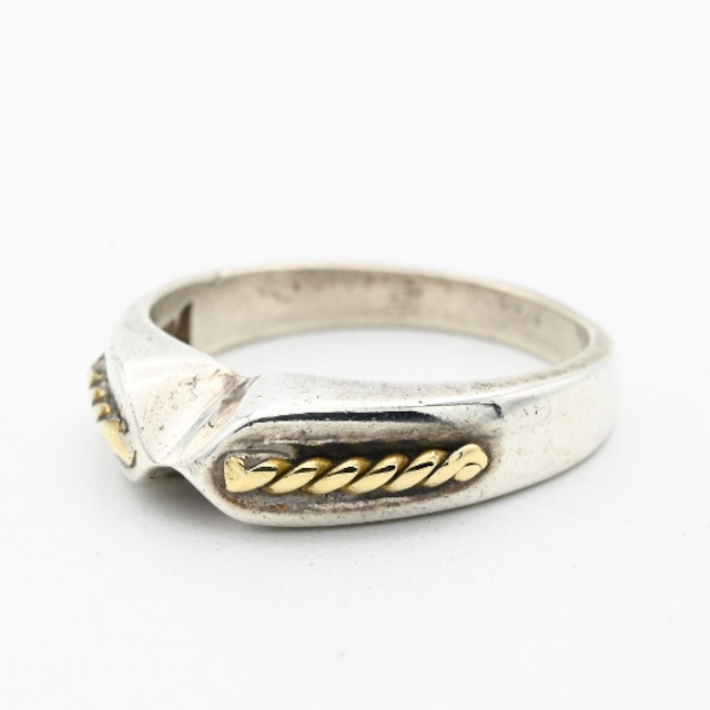 Brass/ Silver Two Tone Ring #10.0 / Mexico