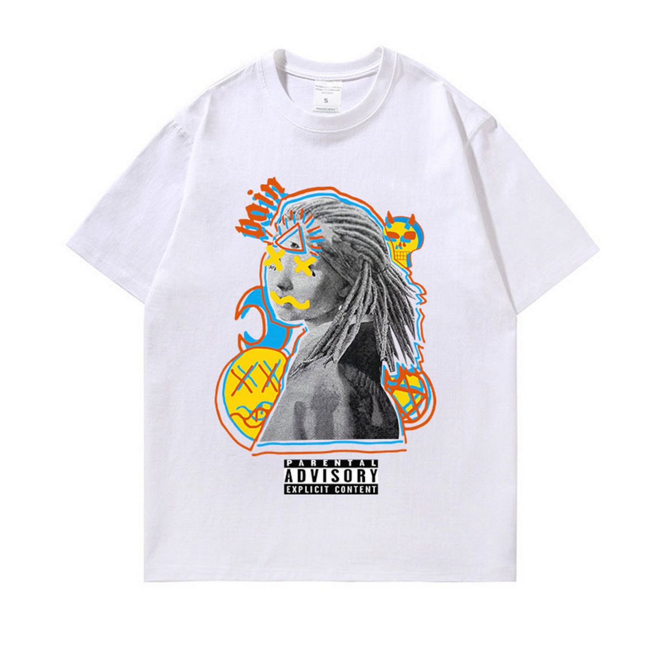 VINTAGE ストリート 落書き Tシャツ T880