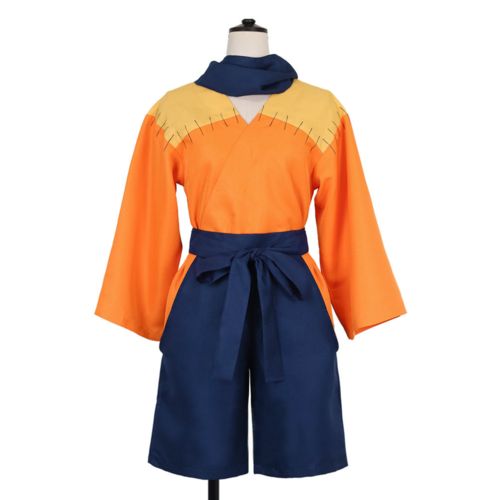 コスプレ衣装 忍たま乱太郎 落第忍者乱太郎 風 摂津のきり丸 通常衣装 普段着 ★受注品★