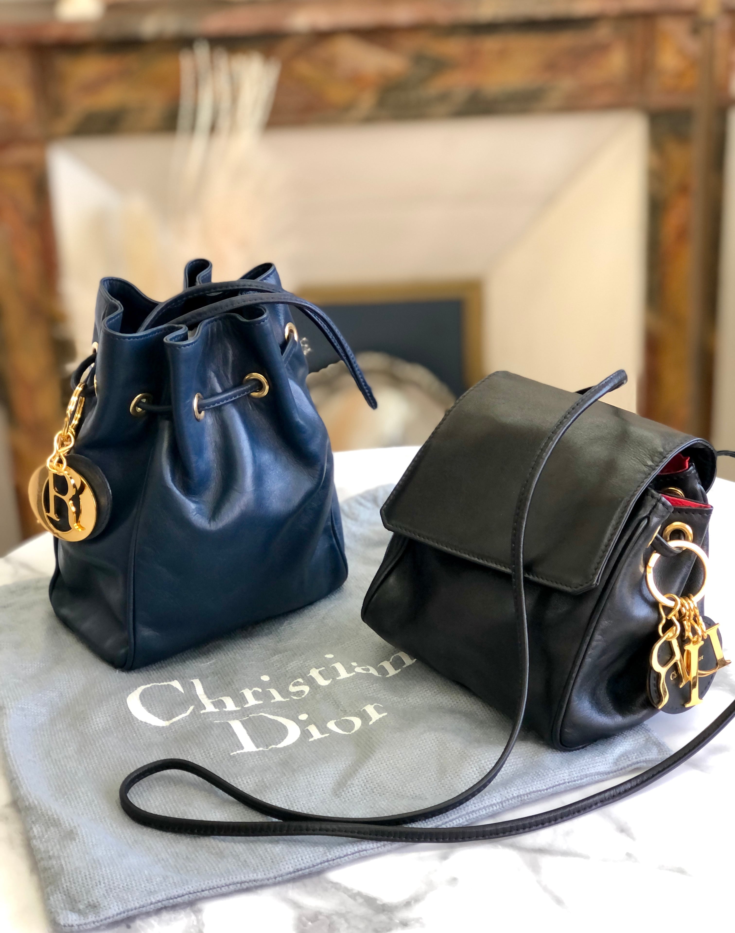 Christian Dior クリスチャン ディオール カナージュ ロゴチャーム 
