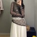 シアーレースプルオーバー ・18236