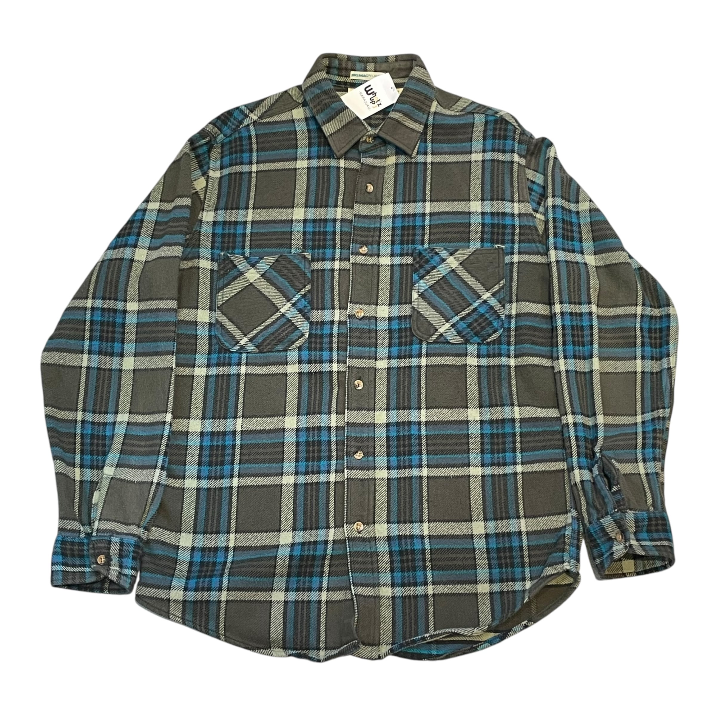 90s ST. JOHN'S BAY × BIG MAC heavy flannel check shirt | What'z up 90s ST. JOHN'S BAY × BIG MAC heavy flannel check shirt | What'z up