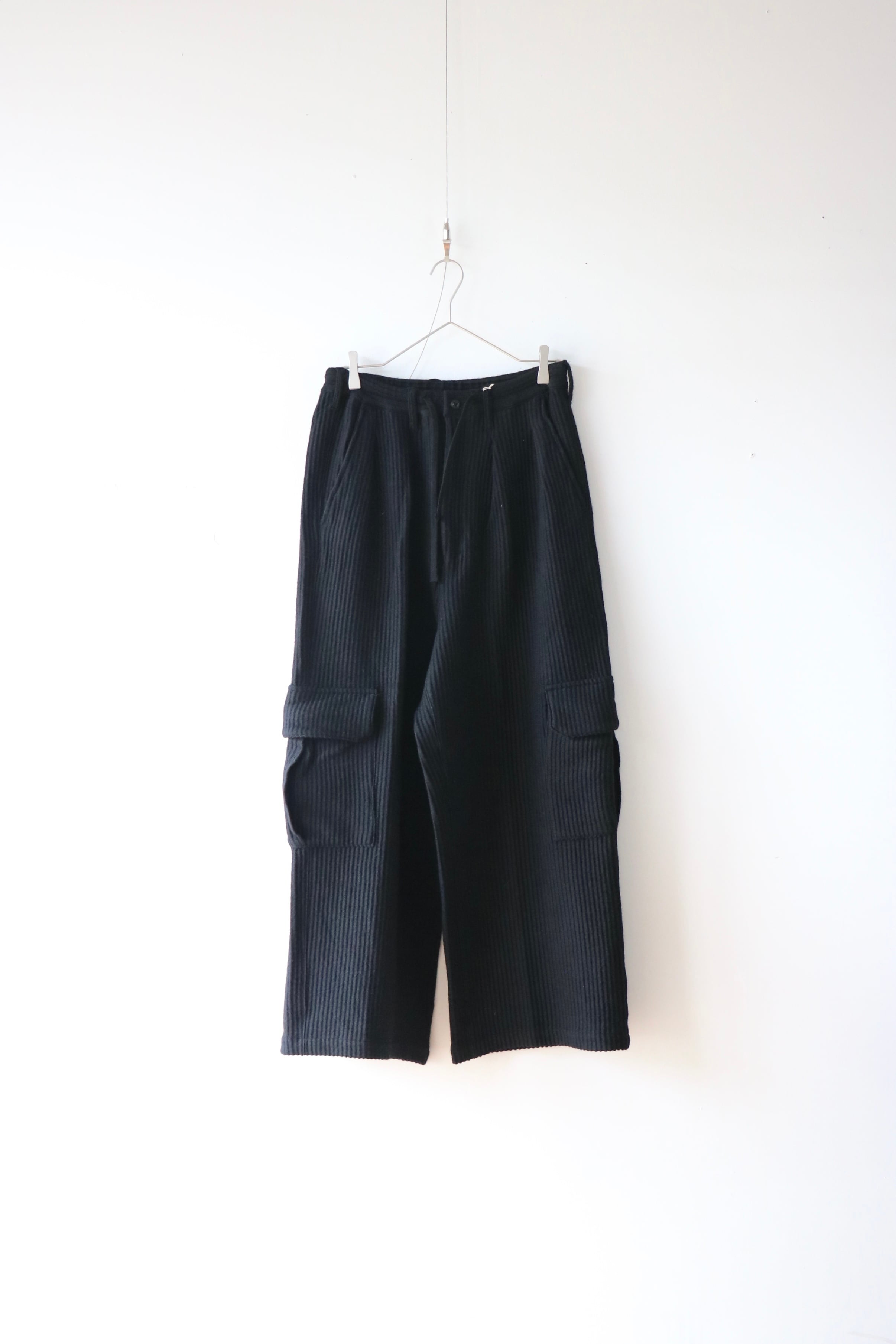 ANCELLM WOOL CORDUROY CARGO SLACKS 1サイズ WOOL CORDUROY CARGO SLACKS(SAND) – ANCELLM