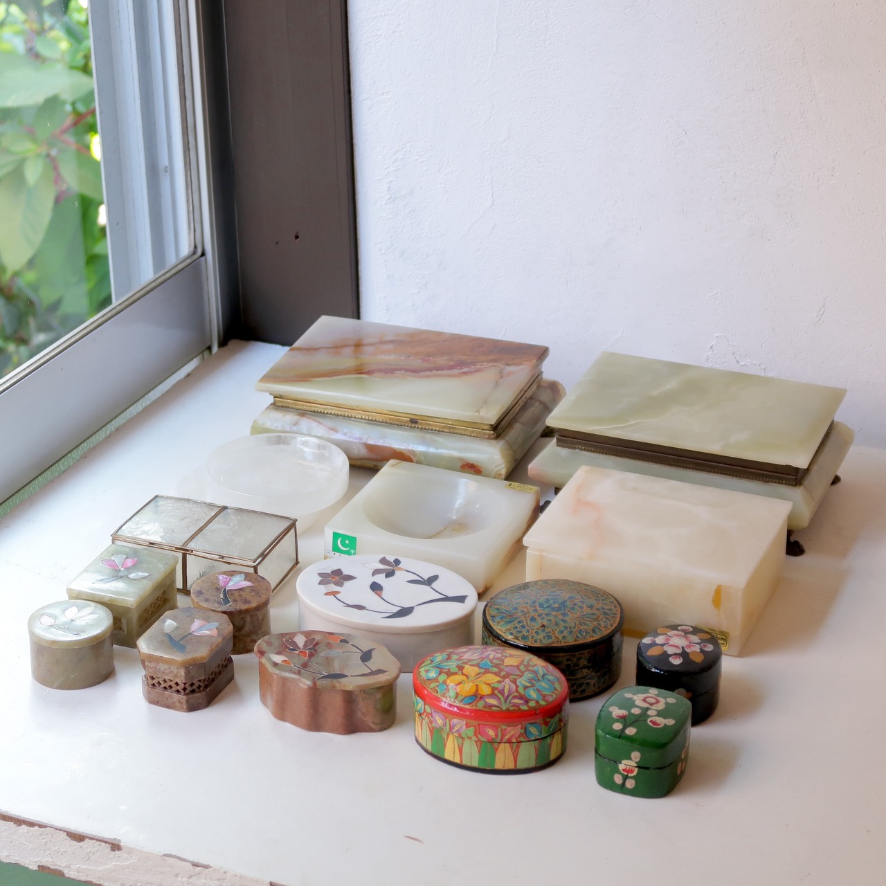 赤いお花の小箱