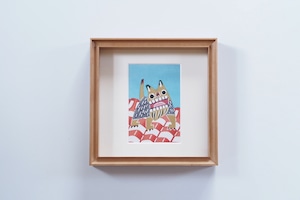 ポストカードフレーム（ブラックチェリー）heritage