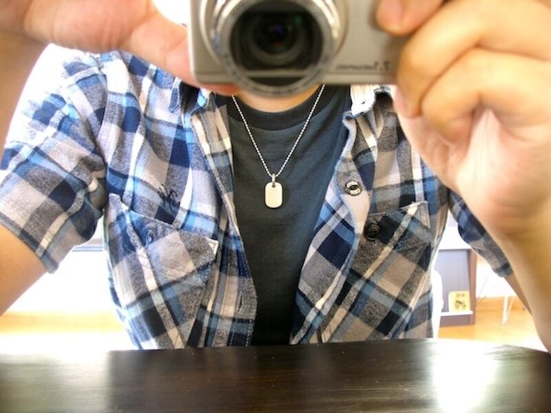 仁尾彫金『k18ステッカー、シルバープレートヘッド』ハンドメイド312  