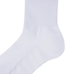 (M) BLOCK SOCKS [サイズ: F(AGEUMSC03WHF)] [カラー: WHITE]