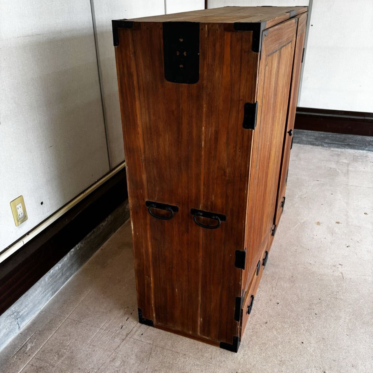 和箪笥 水屋箪笥 収納家具 アンティーク家具 着物収納 チェスト 時代