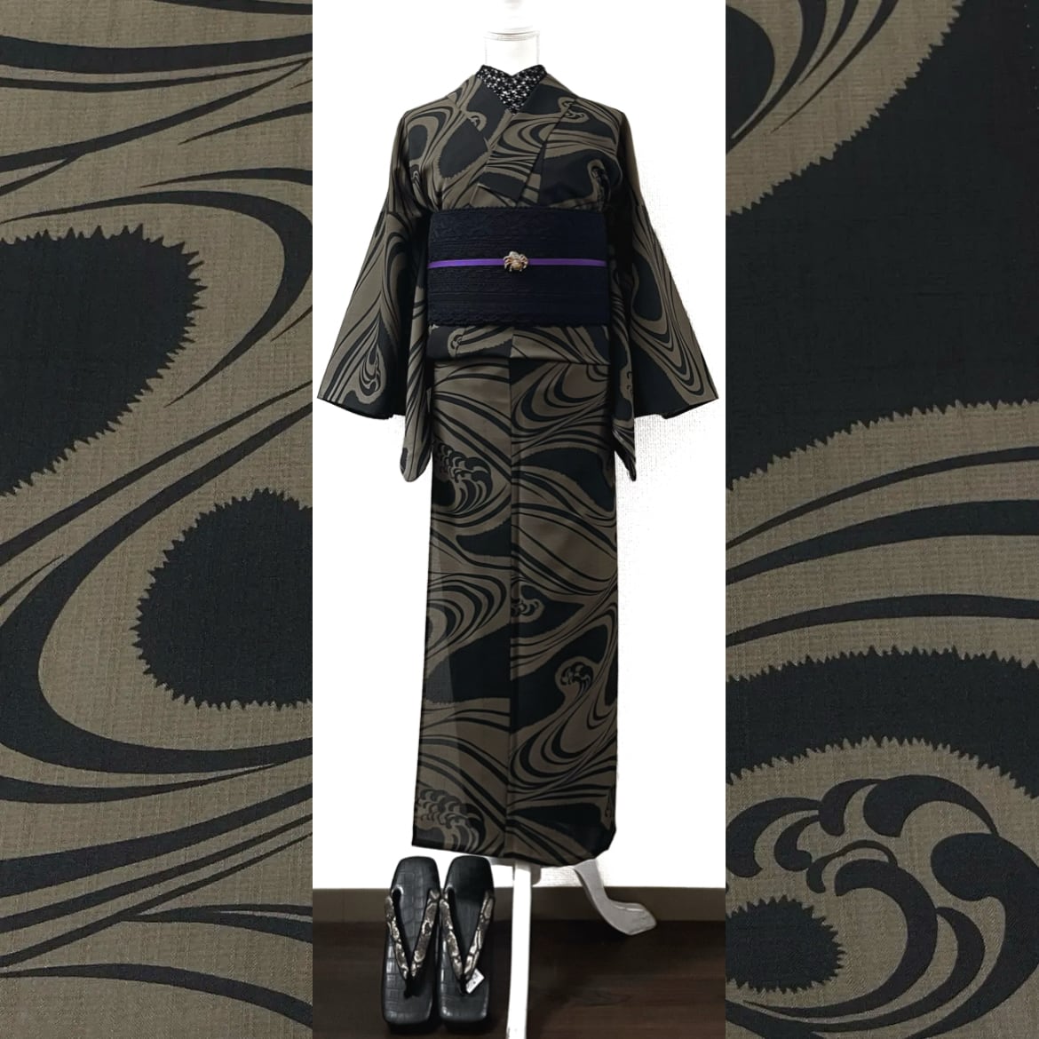 Chiaraです❣️ 【着物と帯 時流】T25585◆浴衣反物 未使用品◆ きもの楸堂-kisasagedo-