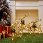 クリスマス イルミネーション トナカイ 40cm LEDライト パーティー 飾り付け オーナメント インテリア