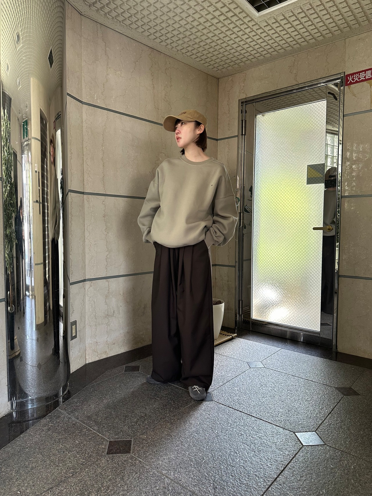 ☆【隠蔽シリーズ】 Wide Easy Slacks Pants(new)