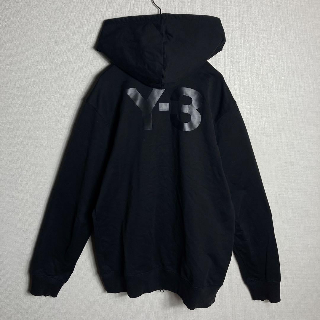 即完売モデル】Y-3 バックデカロゴ フルジップパーカー XLサイズ 黒 即完売モデル】Y-3 バックデカロゴ フルジップパーカー XLサイズ 黒