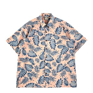 USED Aloha shirt / Go Barefoot / size L