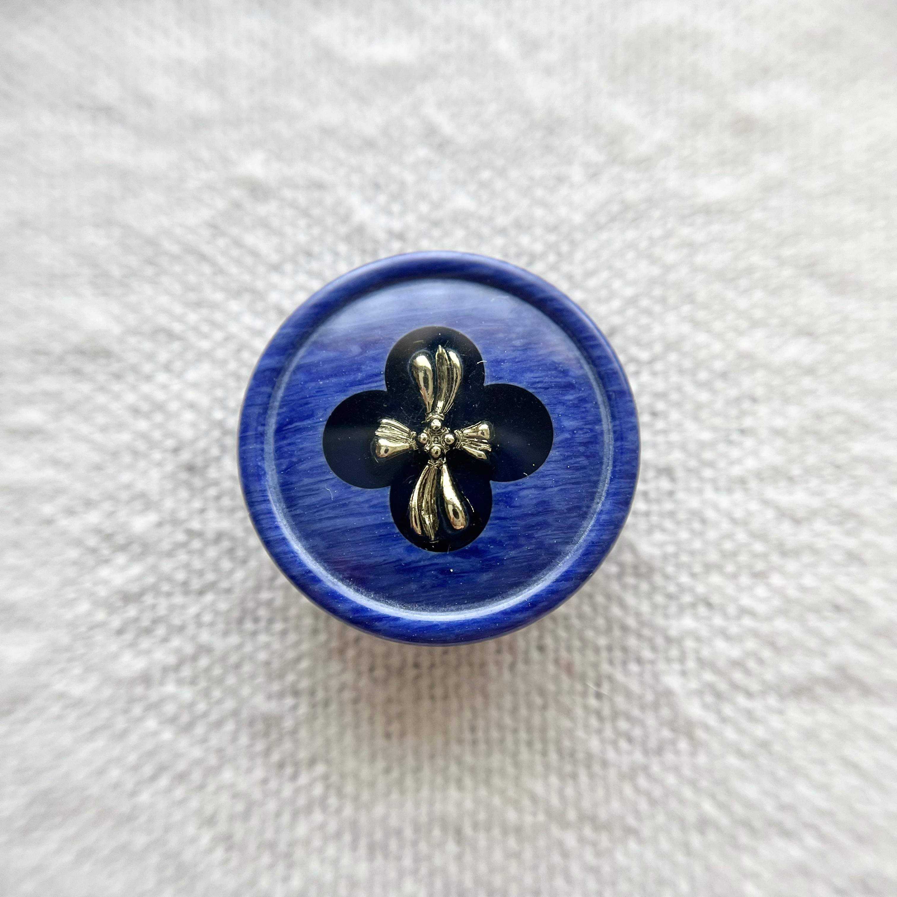 ロイヤルブルー シルバークロス 20mm