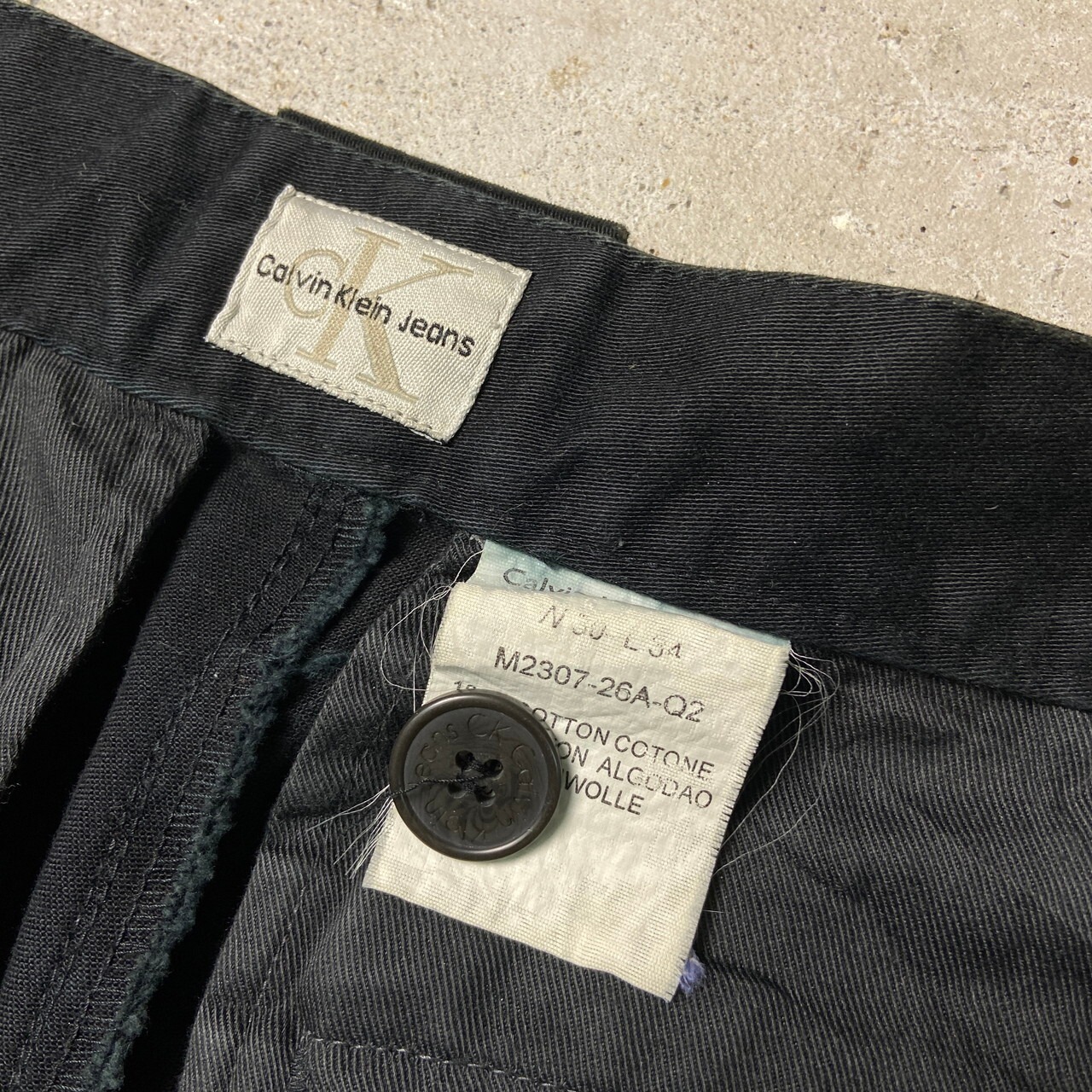 90年代 Calvin Klein Jeans カルバンクラインジーンズ ジップデザイン 