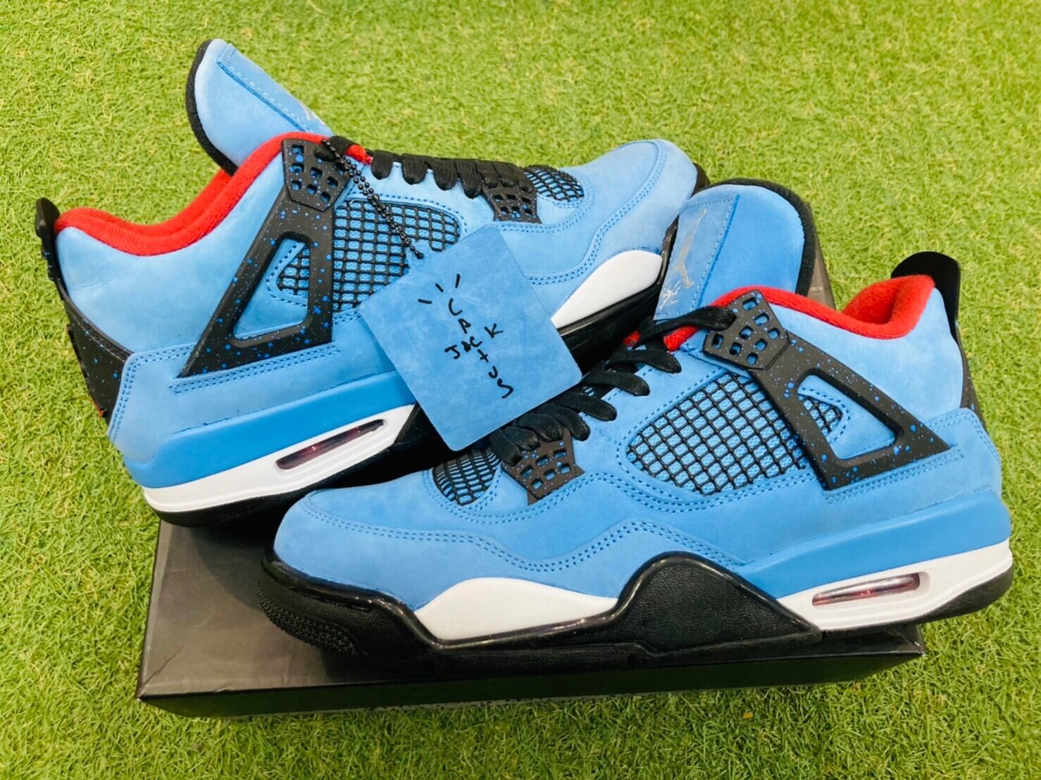 NIKE × TRAVIS SCOTT AIR JORDAN 4 RETRO 27.5cm 308497-406 102965 