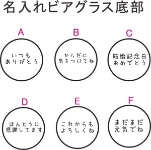 名入れ ビアグラス ペアセット 420ml 毎日手紙になるグラス ホワイトBOX仕様 感謝のメッセージ 名入れギフト 記念日 誕生日 名入れ プレゼント 父の日 母の日 結婚記念日 金婚式 銀婚式 送料無料