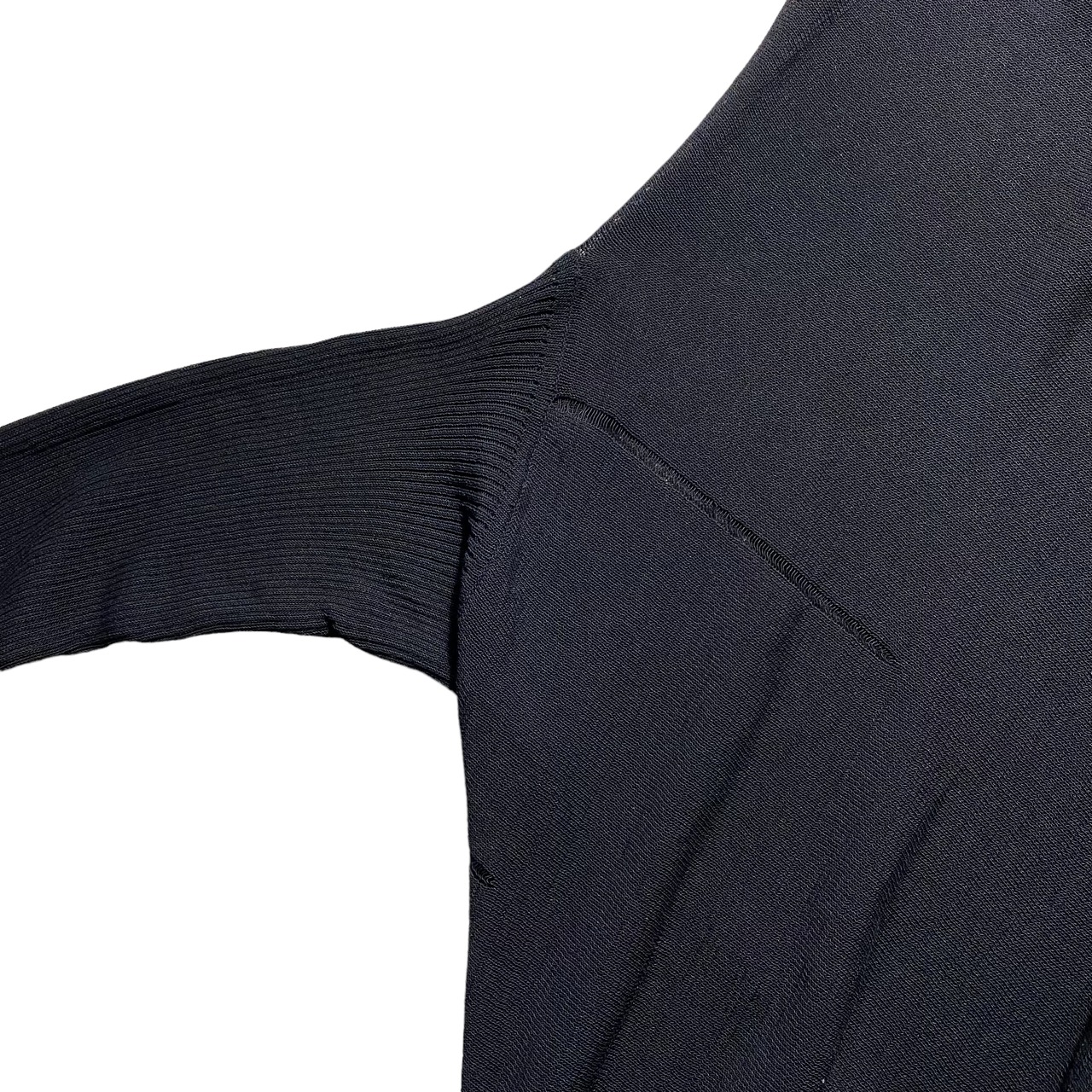 RICK OWENS black drape dress