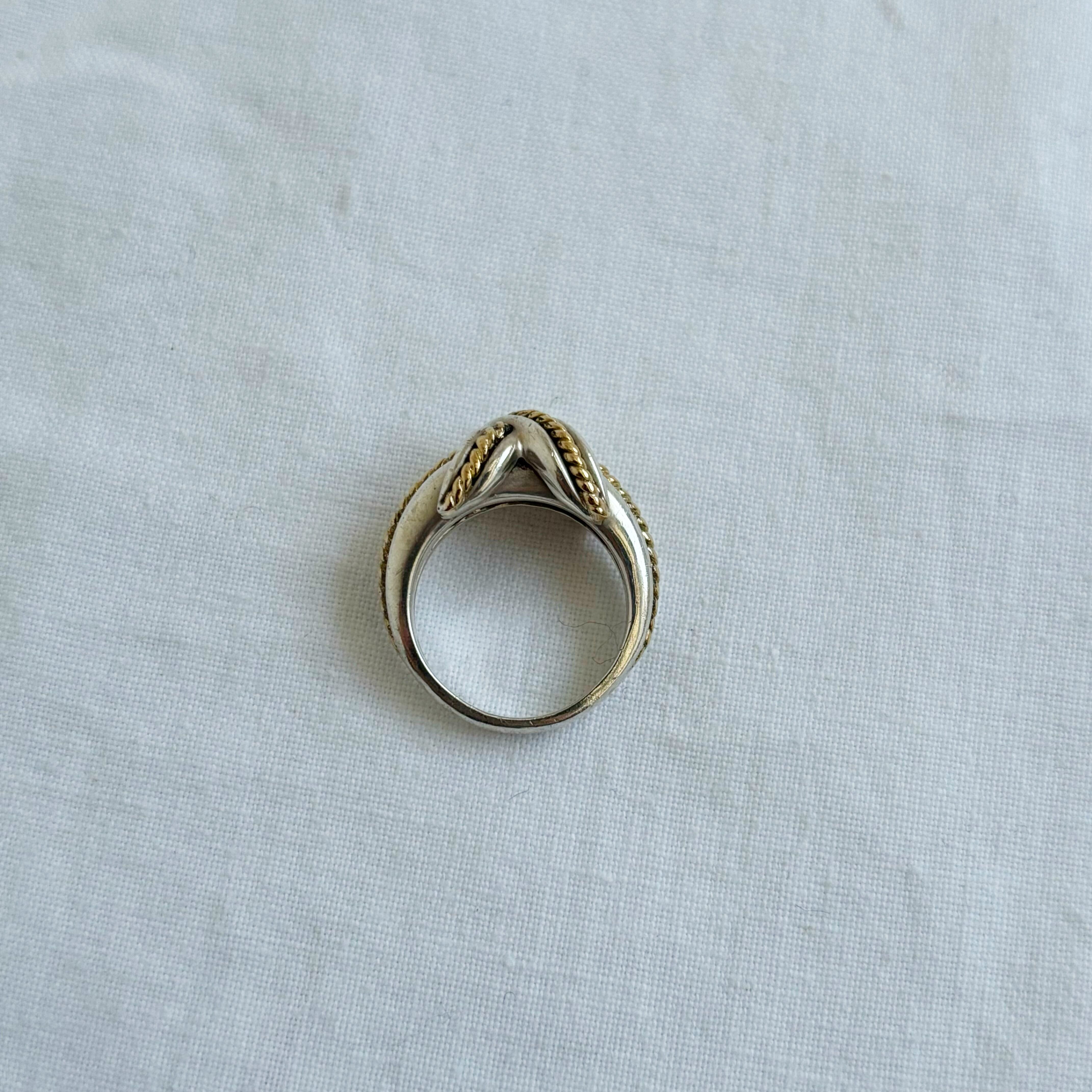 Tiffany & Co. k18 silver signature ring 【8】 | TOKYO Tiffany & Co. k18 silver signature ring 【8】 | TOKYO