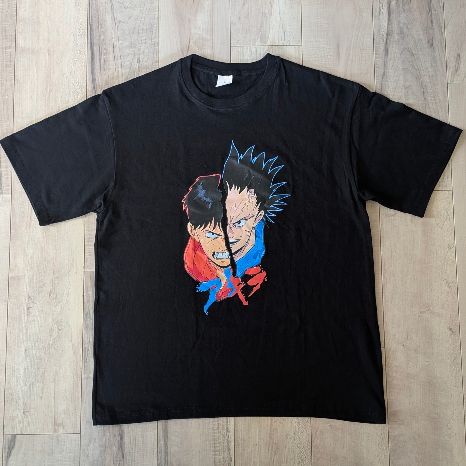 AKIRA ( アキラ ) 】『金田 / 鉄雄 アキラ』Tシャツ BLACK / 映画T