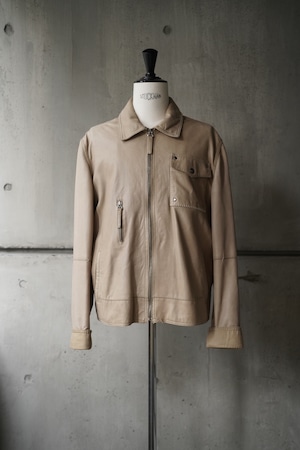 “conbipel” leather jacket