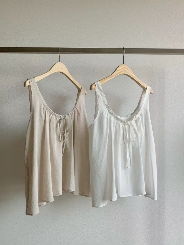(予約) LIFFEY / Linen string blouse 2color　