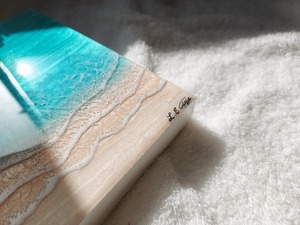 198.オーシャンレジンアート アートパネル