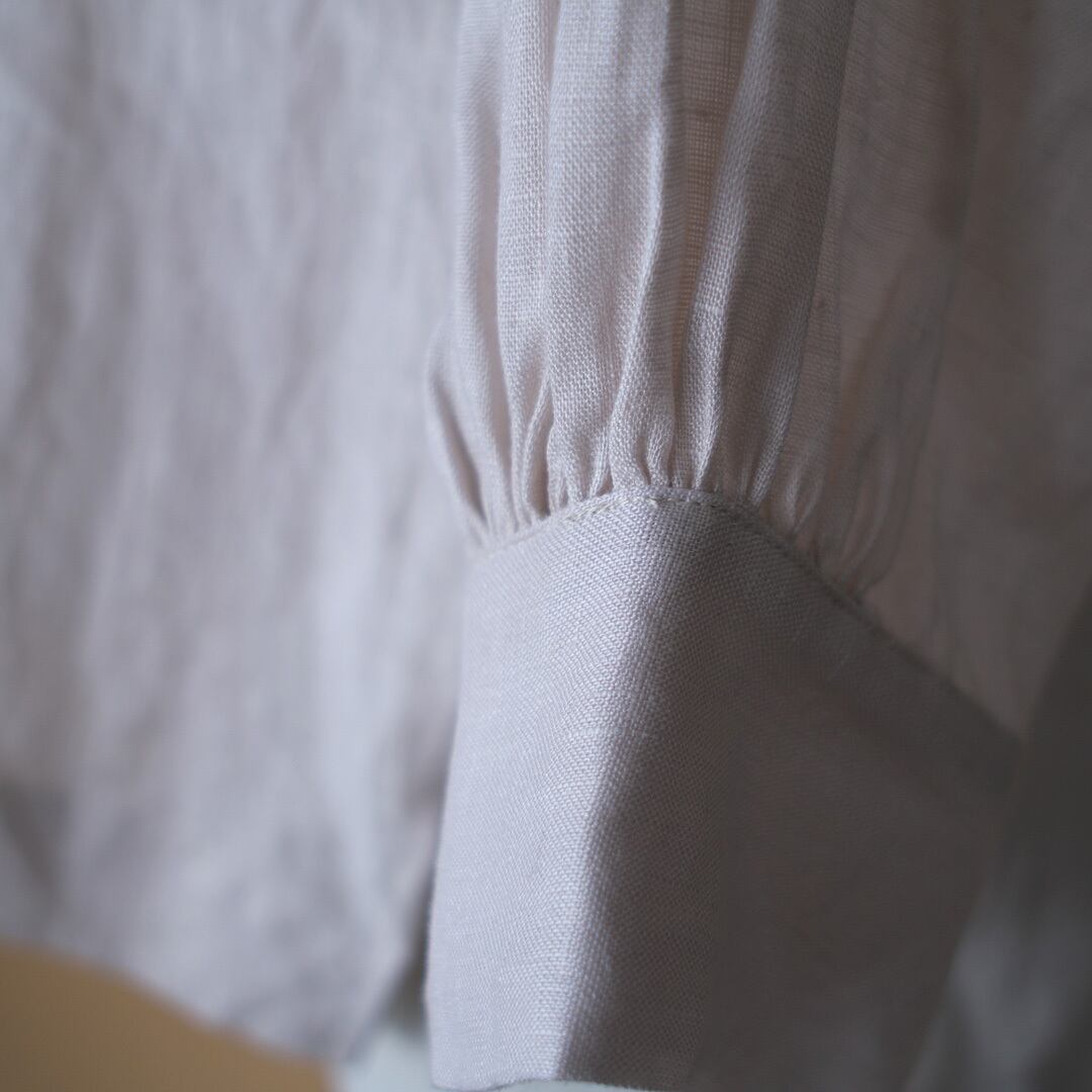 atelier naruse アトリエナルセ リネンシャツカーディガン linen shirt cardigan・アイボリー