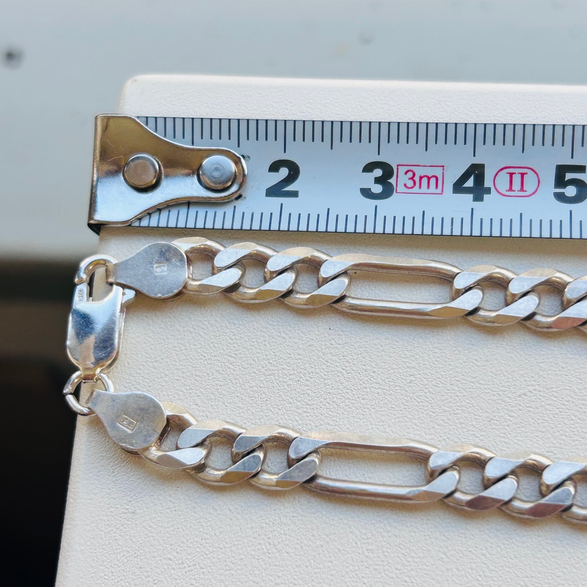 Italy シルバー925 フィガロチェーンネックレス（40.7cm） | Milo