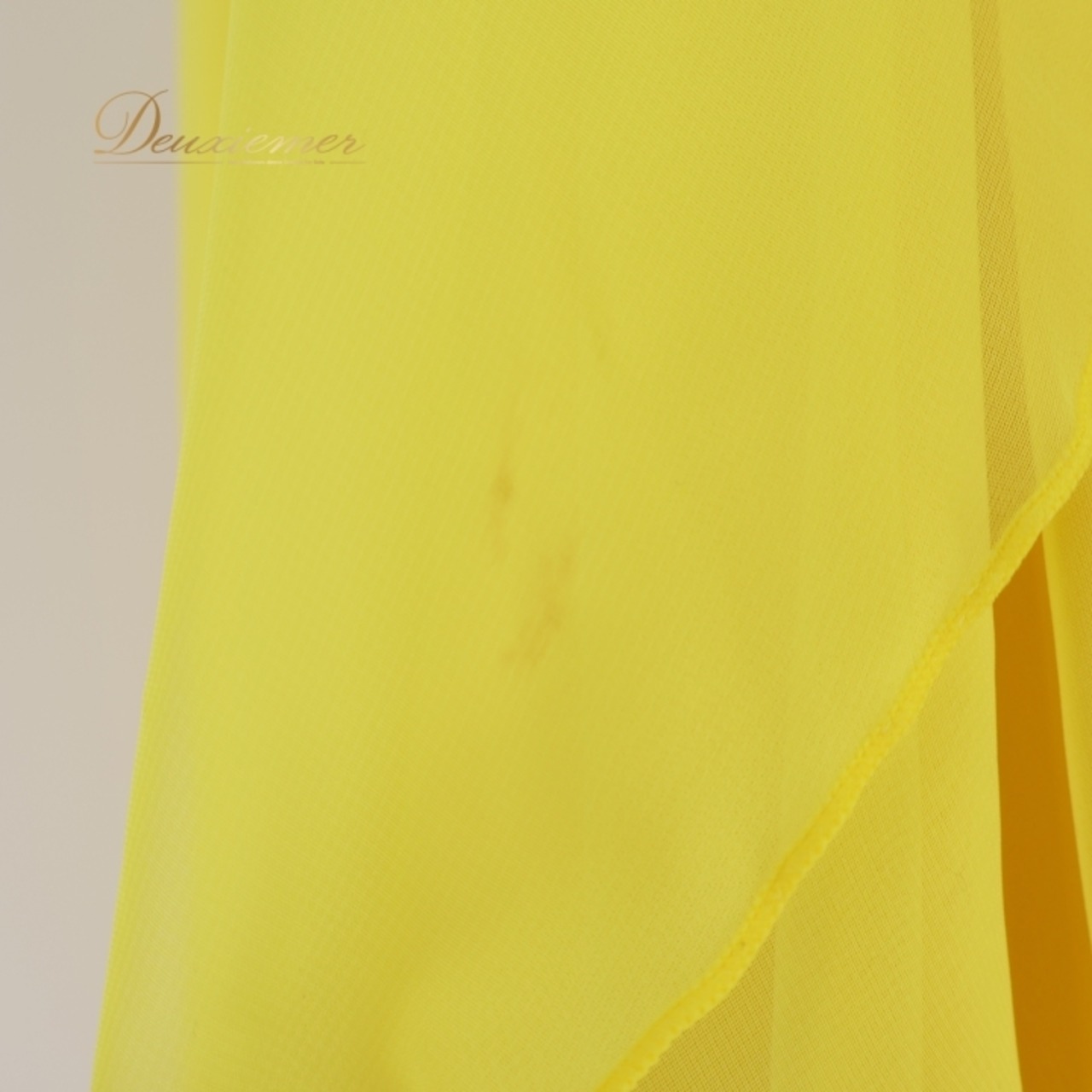 社交ダンス 衣装 スタンダード ドレス ワンピース スタンダードドレス フロート レース 黄色 デモ 競技 ダンス パーティ 発表会 つきおか 落ち感 スカート ふんわり ゆったり クラシック 上品 ダンスウェア 舞台衣装 ビジュー オシャレ かわいい