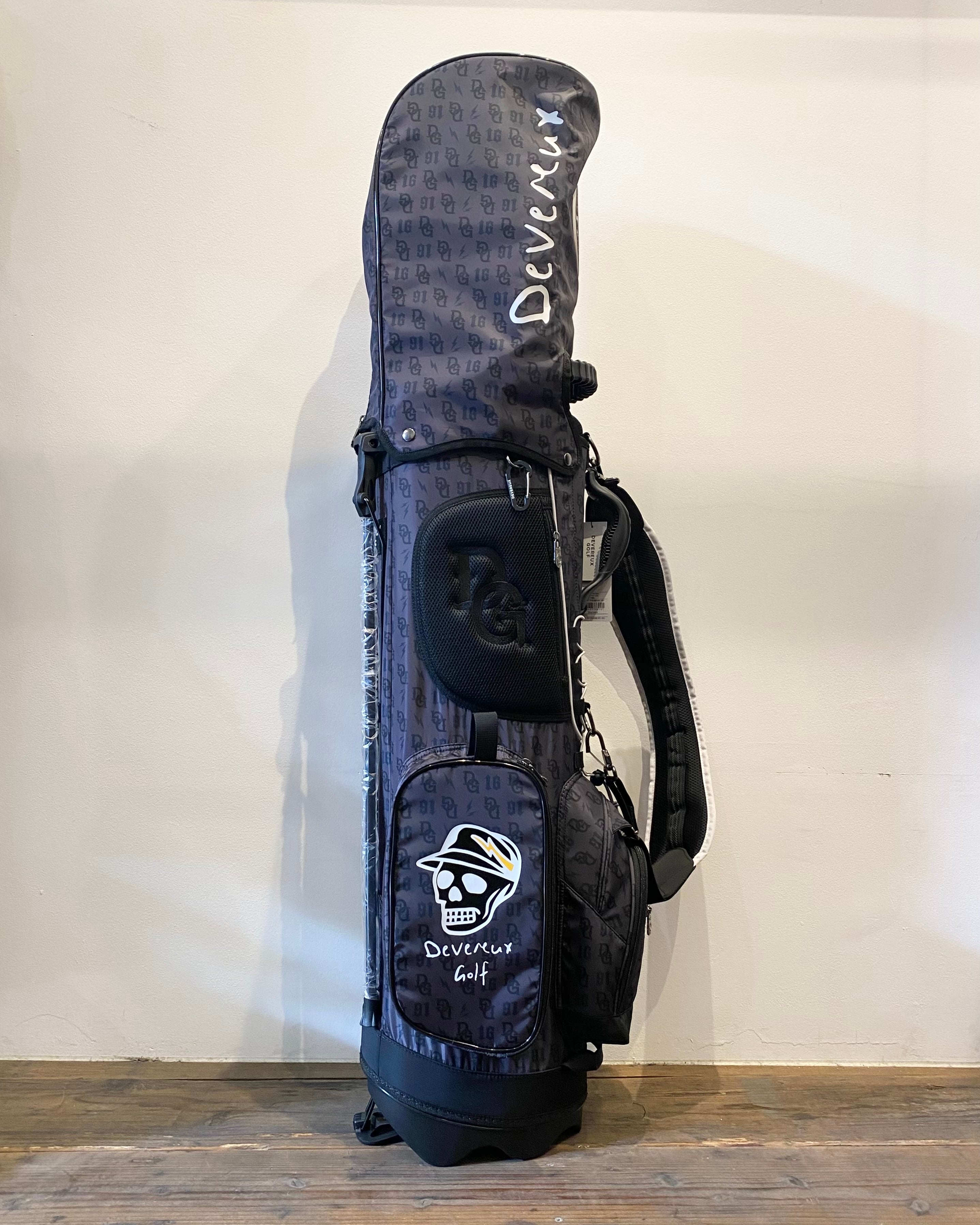 DEVEREUX GOLF】XL Skull Caddie Cart Bag | Sandy GOLF