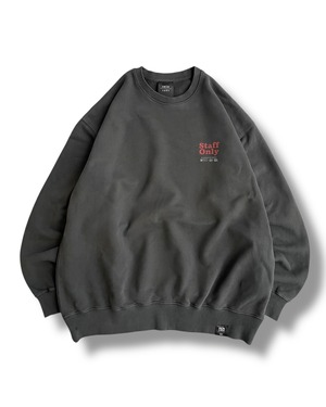 【calm original】pigment logo sweat shirt <2color>