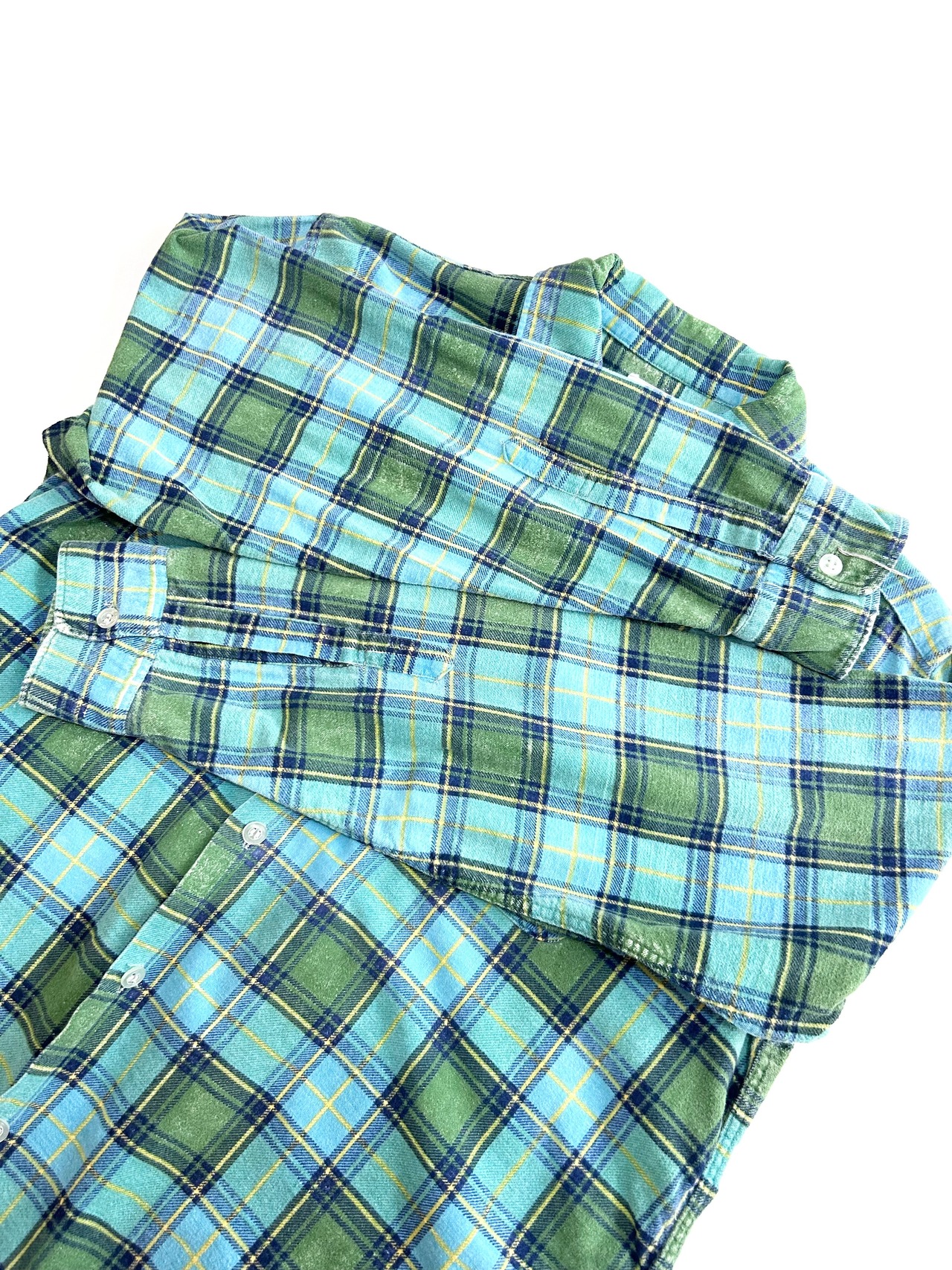 70s CHANDLER PRINT FLANNEL SHIRT Size M