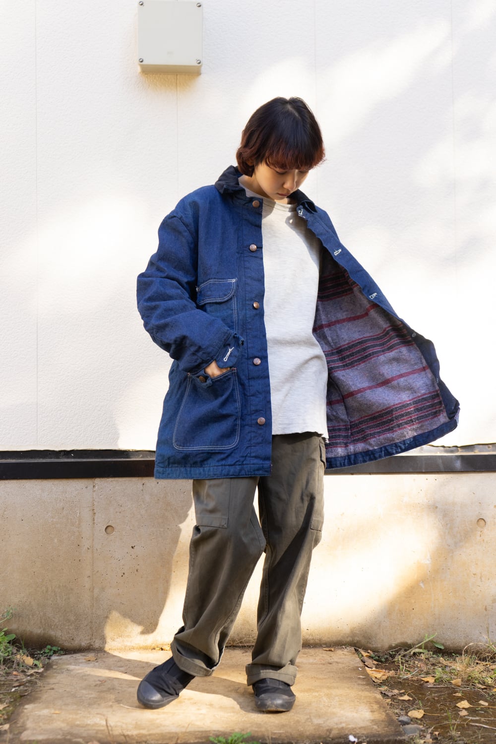 70s vintage prisoner denim jacket カバーオール 1cbe0dd6aea1f510dda3a108aee427