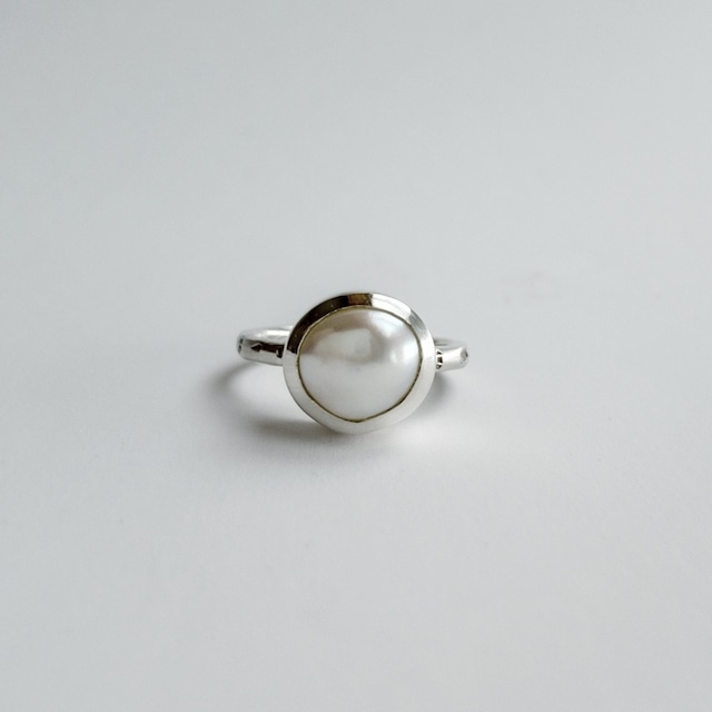 Freshwater pearl ring（12号）　no.22015
