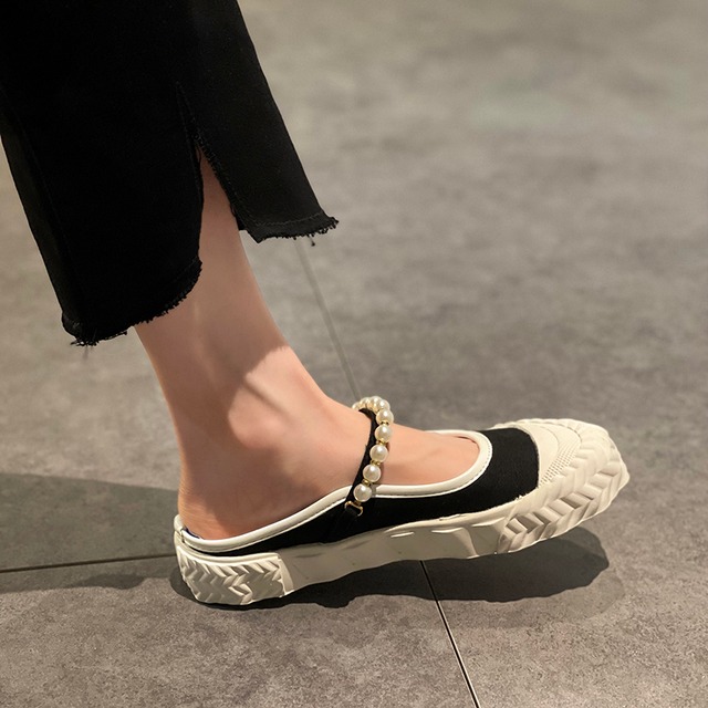 ミュールサマーラインストーンサンダル 靴 シューズ 夏物 部族の婦人靴21518586924