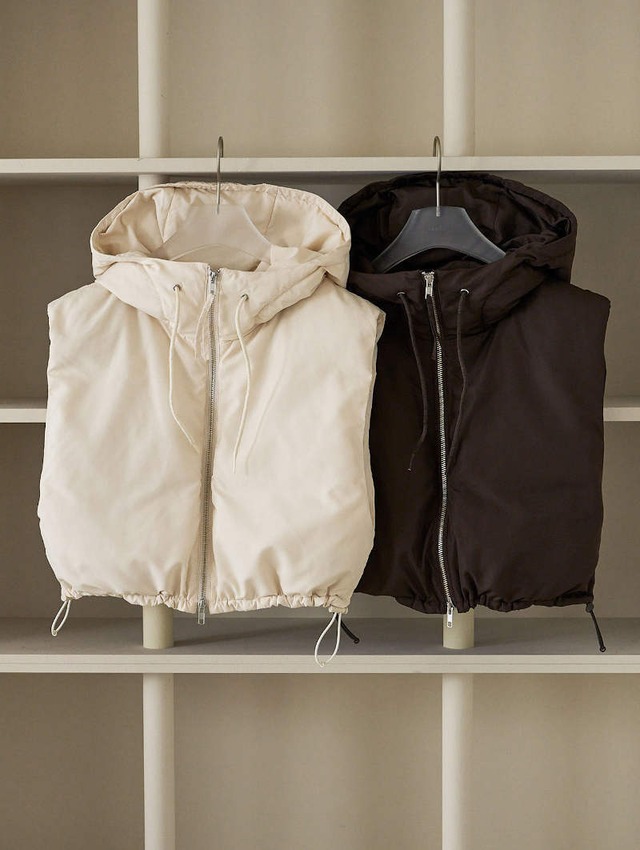 anuke（アンヌーク） Hooded Down Vest 62620101