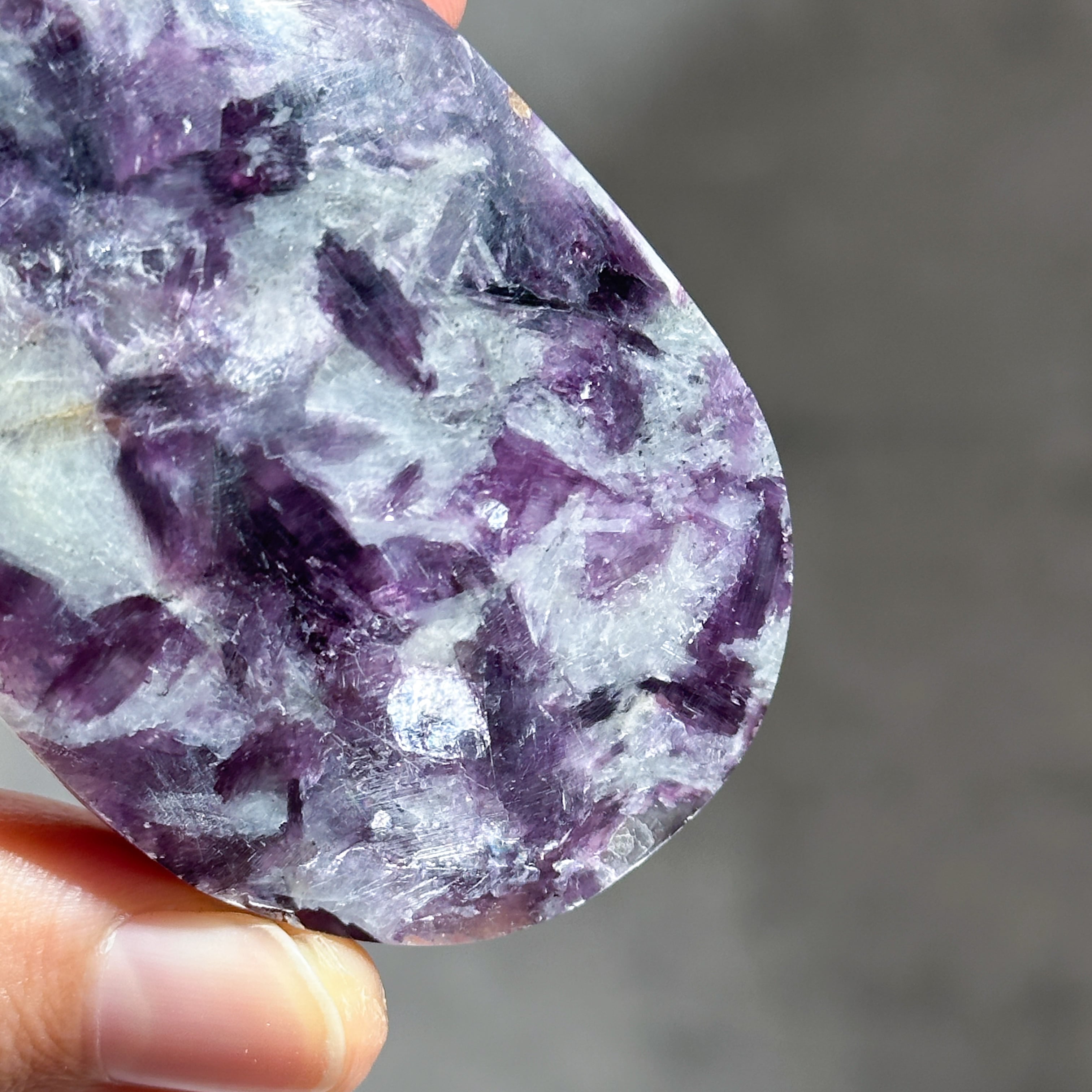 レピドライト パームストーン 73◇ Lepidolite palm stone ◇天然石