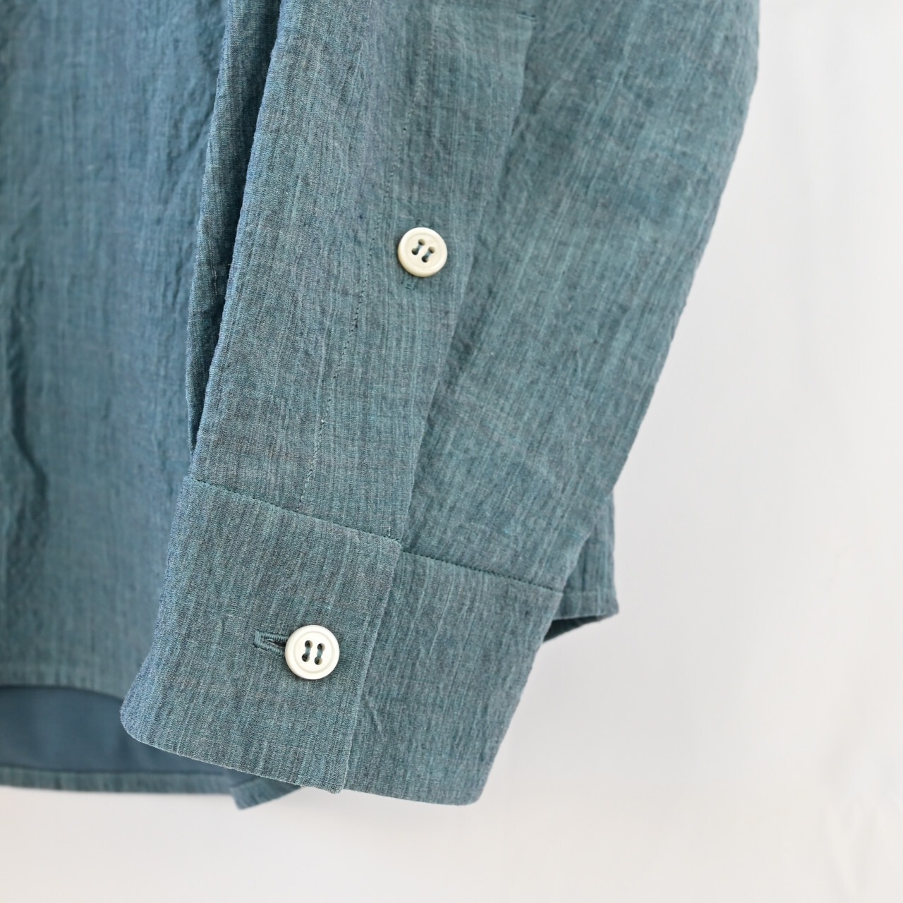 山内 / 塩縮加工ラミーシャンブレー 羽衿無し