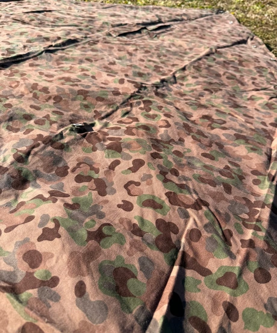 軍幕オーストリア軍用テント 1枚バラ売り リバーシブル