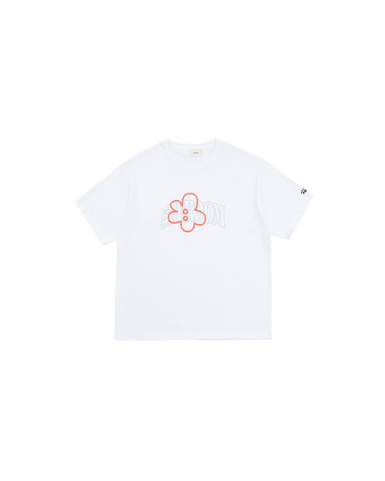 【#Re:room】LOGO BIG FLOWER PRINT T-SHIRT［REC916］
